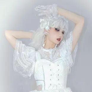 原創設計lolita蕾絲襯衫搭配胸墊