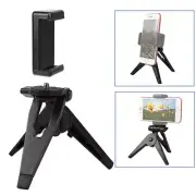 2 In 1 Folding Camera Tripod Portable Tripod + Phone Clip for Mobile Phone