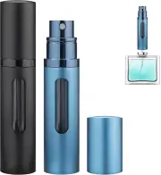 Mini Travel Perfume Atomiser Bottle - 2-Pack 5Ml Leakproof Travel Perfume Refil