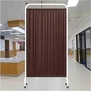 Protective Screens Divider,1-5 Panel Medical Privacy Screen,Folding Privacy Screen with Wheels,Ward/Beauty Salon/Health Hall Standing Door Partition(White,3-Panel)