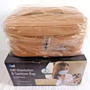 4 id UV-C NEW Disinfection Sanitizer Bag 5 Minute 99.9% Rate Large Capacity 10”
