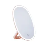 Long endurance makeup mirror with lamp desktop makeup mirror with supplementary lighting, bedroom dressing mirror, LED beauty folding mirror