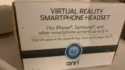 ONN Virtual Reality Smartphone Headset Fits iPhone Samsung Up To 6"