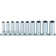 Ko-Ken 1/2 12.7mm SQ. 6 Hex Deep Socket Rail Set 10 Pcs RS4300M /10 Japan
