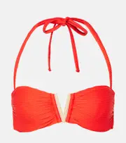 [Heidi Klein] Heidi Klein Vicenza bandeau bikini top AU 14 red