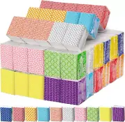Travel Tissue, Geometry Designed, Pocket, 3 Ply Paper Facial Tissues, Bulk