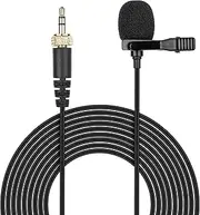 ME 2 Microphone Lavalier Mic Replacement for Sennheiser EW100 EW300 EW500 SK100 SK300 SK500 EK100 EK300 EK500 EW112P G4 G32 G2 G1 Wireless Audio Bodypack Transmitter, 3.5mm 10ft