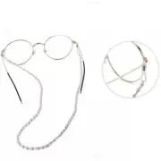 Pink beaded cord chain lace lanyard strap string eyeglasses reading sunglasses