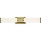 Nuvo Lighting 62/1602 Caper LED 24 inch Brushed Brass Vanity Light Wall Light