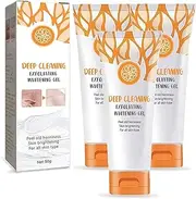 Gmeelan Orange Exfoliating Whitening Gel, Orange Exfoliating Gel Scrub Face Body Skin Whitening, Deep Cleaning Exfoliating Whitening Gel (3PCS)