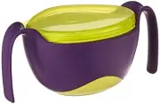 B.box 3 in 1 Bowl with Lid and Straw & Snack Insert BPA-Free kids Bowl 6 months