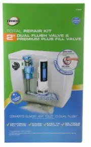 Danco HydroRight Toilet Repair Kit with Dual Flush Valve Push Button Handle