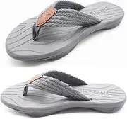 [ZPLxi] Women's Flip Flops, Men's Flat Slippers Thong Sandals, Summer Open-Toe Non-Slip Sliders Beach Slippers Cushion Shoes