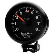 Autometer Z-Series Tachometer Pedestal Mount Adjustable Pointer - 6,000 RPM, 3 3/4 Inch, AU2894