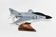 VMFA-134 Smoke F-4S Model, 1/42 (18") Scale, Mahogany, Marines, Fighter