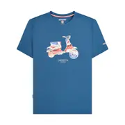 Lambretta Mens Scooter Flag Big & Tall T-Shirt