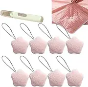 Pokronc Duvet Button Fasteners,8X Double Sided Plush Star Shape Pin - Bedroom Quilt Cover Fixer, Home Bedding Accessories with Storage Box for Cushions