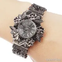 在飛比找Yahoo!奇摩拍賣優惠-xinhua新款女士復古雕琢手鐲表女生石英手錶創意女款表