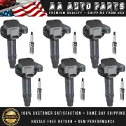 Ignition Coil & Iridium Spark Plug For 2010 2011 2012 Lincoln MKT V6 3.5L