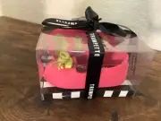 New in Box TRUMPETTE Hot Pink Florescent Yellow SNEAKERS Shoes 12-18 Mo Toddler