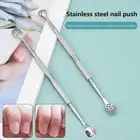 Double-Ended Stainless Steel Cuticle Pusher Dead Skin Push Remover Nail Art BIBI