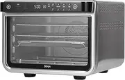 Ninja Foodi 10-in-1 Multifunction Oven, Fast Mini Oven, Countertop Oven, 10 Cooking Functions, Air Fry, Pizza, Grill, Roast, Bake, Toast, Bagel & more, Make Family-Size Meals, Silver/Black DT200UK