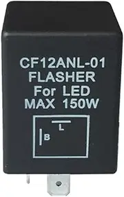 Labymos 2-Pin CF12ANL-01 Electronic Led Flasher Relay Fix Turn Signal Bu Hyper Flash Issue