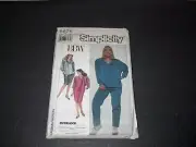 Simplicity Pattern 8876 Women's Pullover Dress/Top Pull-On Pants/Skirt 22W~26W U