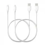 Anker [2 Pack] Powerline Lightning Cable (6ft) Apple MFi Certified