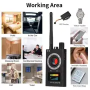K18 RF detector Anti-spy Detector Camera GSM Audio Bug GPS Finder Scanner