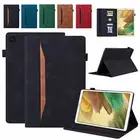 Fr Samsung Galaxy Tab A9 Plus / S9 Ultra / S9 FE / S8 Flip Leather Wallet Case