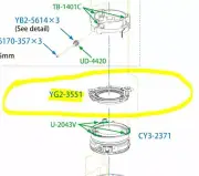 Canon EF 35mm F/1.4 L USM lens Mark II 2 - Diaphragm Aperture Parts YG2-3551