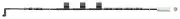 Bendix Rear Disc Pad Wear Sensor for Mini Cooper S R56 1.6L PETROL N14B16CD 2010