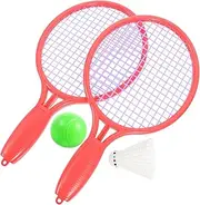 HONMEET 1Set Tennis Racket Set Durable Lightweight Outdoor Sports Equipment for Includes Rackets Tennis Ball for Backyard Play and Family Fun