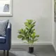【工廠直銷】仿真植物 人造葫蘆樹 琴葉榕 榕樹 假植物 酒店民宿室內裝飾 85公分