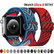 Elastic Nylon Band for Apple Watch 49mm 40 44 41 42 45mm Strap iWatch Watchband