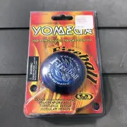 Yomega Yo-Yo Fireball High Performance Transaxle Yo-Yo Blue New Old Stock 2004
