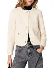 Maje Short Tweed Jacket