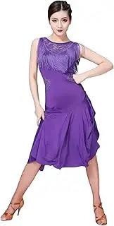 [Generic] Women's Latin Dance Dress Sexy Fringe Salsa Ballroom Tango Chacha Rumba Samba Ballet Dance Performance Costume