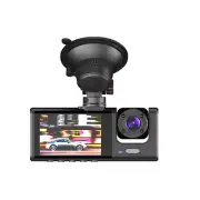 Dash Cam Car DVR Video Recorder G-sensor Night Vision Front Inside Rear Camera