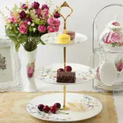 1set New 3 or 2 Tier Cake Plate Stand Handle Fitting Hardware Rod Plate StanPI