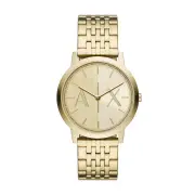 Armani Exchange Two-Hand Gold-Tone Stainless Steel Watch AX2871