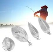 4Pcs Fishing Sinking Down Float Sinking Throwing Aid Pin Submerged FishingTackle