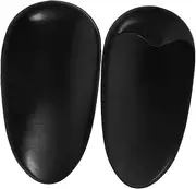 2pcs Earmuff Set Foot Protective Trunk Log Bark Protective Cover Ear Cups Adjustable Shower Cap Wristband Whistle Breathable Shower Cap Waterproof Handle Checkered Plastic Black
