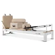Lifespan Fitness Contour Pro Aluminium Pilates Reformer Bed Set - Beige LFRF-CONTPROB