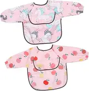 ERINGOGO Bib Wearable Bars Food Feeder Biscuits Comforters Bibs Blanket Piccolo Drool Bibs Bib Feeding Smock Smock Pure Cotton Red