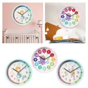 Teaching Learning Clocks Learn Telling Time Kids Wall Clock for Nursery 2023 NEW