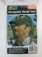 2 x Mosquito,Insects Head Net Mesh Provides Safe Protector Lightweigh Outdoor