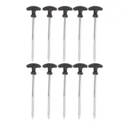 Non-Rust Camping Family Tent Up Tent Stakes Heavy Duty Metal Tent Pegs 10pcs