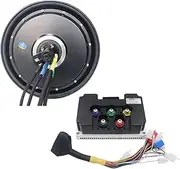 FSNEODYV Electric Bicycle Kit, 72V 5000W 50H BLDC Hub Motor with Hall Sensor and ND72680 Controller, 12x3.5 Inches, Black